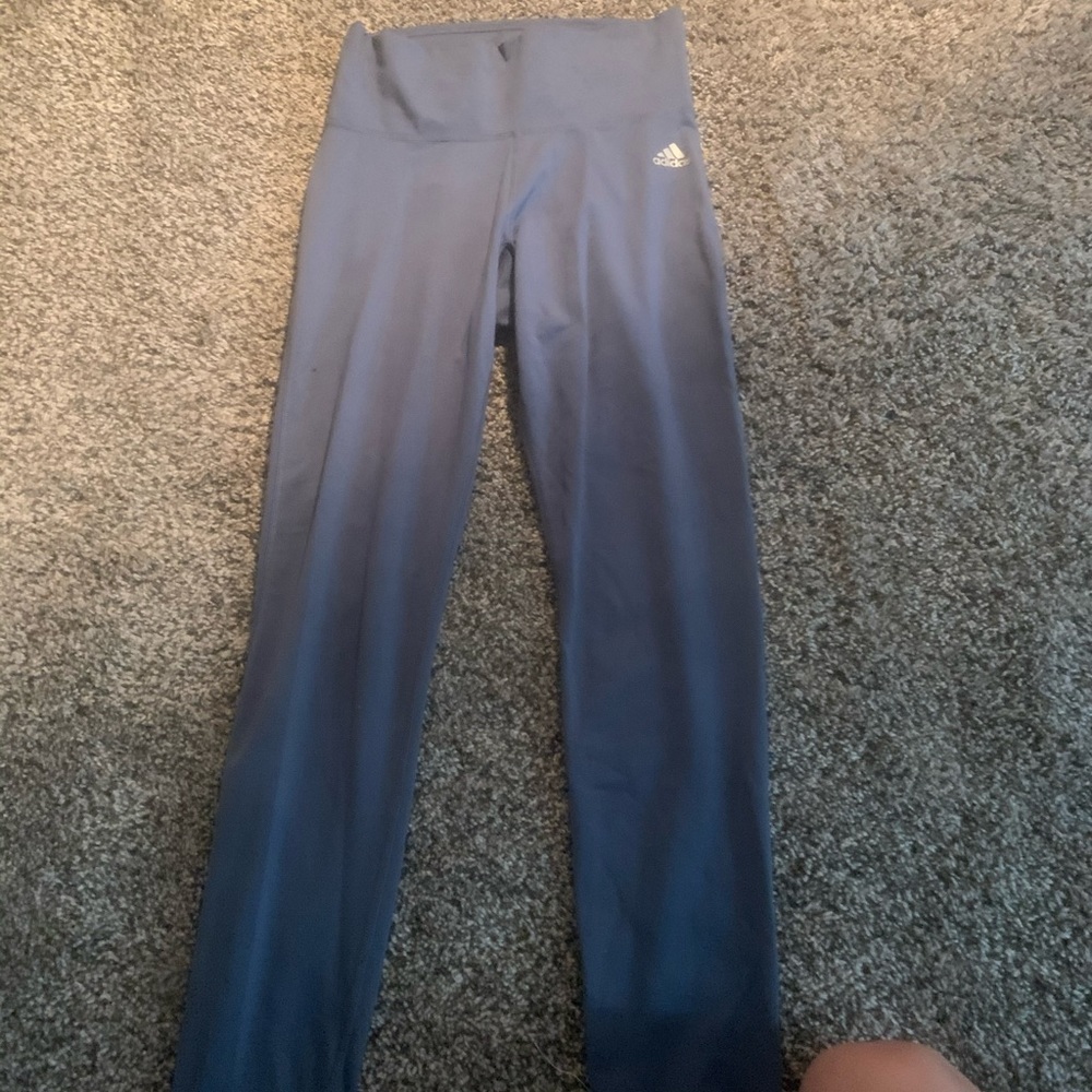 Periwinkle adidas leggings